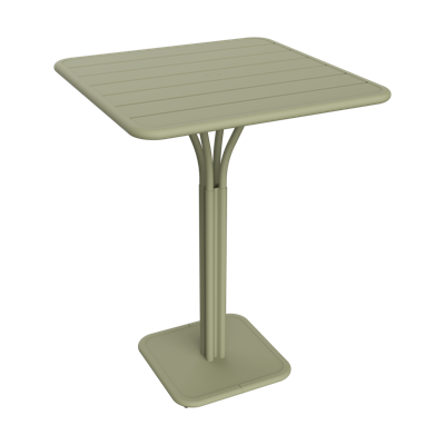 Fermob Luxembourg tuintafel hoog 80x80 cm Willow Green
