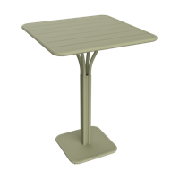 Fermob Luxembourg tuintafel hoog 80x80 cm Willow Green