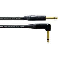 Cordial 11218 Jackplug Audio Aansluitkabel [1x Jackplug male 6,3 mm (mono) - 1x Jackplug male 6,3 mm (mono)] 3 m Zwart PVC-mantel