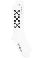 Off-White chaussettes à logo Arrows - Blanc