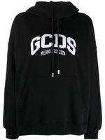 GCDS hoodie en coton à logo - Noir - thumbnail