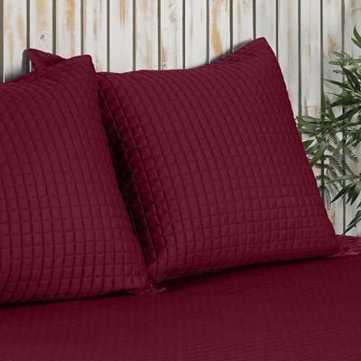 Dommelin Dommelin Sierkussenhoes Chicago Satijn 300TC Rosso 40x40 cm
