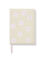 HEMA Notitieboek A5 Lijnen Canvas Bloemen