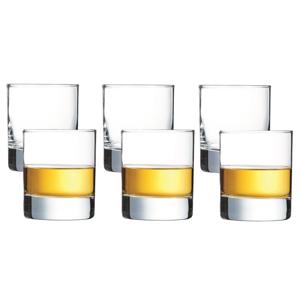 Arcoroc tumbler waterglazen/whiskyglazen - 18x stuks - transparant - 200 ml - Drinkglazen