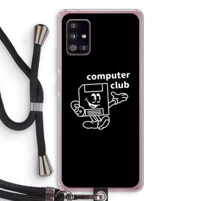Floppyhead: Samsung Galaxy A51 5G Transparant Hoesje met koord