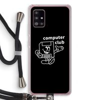 Floppyhead: Samsung Galaxy A51 5G Transparant Hoesje met koord Floppyhead: Samsung Galaxy A51 5G Transparant Hoesje met koord