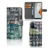 Wallet Case met Pasjes OnePlus Nord N100 Spijkerbroeken