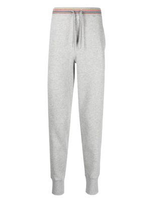 Paul Smith pantalon de jogging à bords rayés - Gris