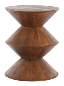 Light & Living Bijzettafel 'Larus' Mangohout, 40cm, kleur Bruin