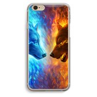 Fire & Ice: iPhone 6 / 6S Transparant Hoesje Fire & Ice: iPhone 6 / 6S Transparant Hoesje