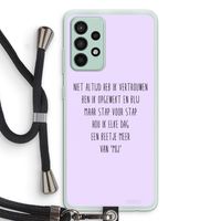 Zelfvertrouwen: Samsung Galaxy A52s 5G Transparant Hoesje met koord