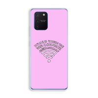 Home Is Where The Wifi Is: Samsung Galaxy Note 10 Lite Transparant Hoesje