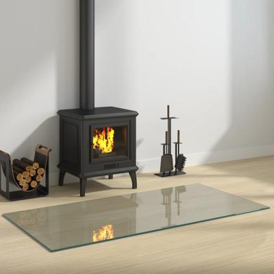 VidaXL Glasplaat openhaard rechthoekig 120x60 cm