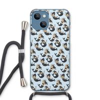 Zeemeermin: iPhone 13 Transparant Hoesje met koord