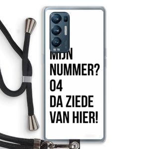 Da ziede van hier: Oppo Find X3 Neo Transparant Hoesje met koord