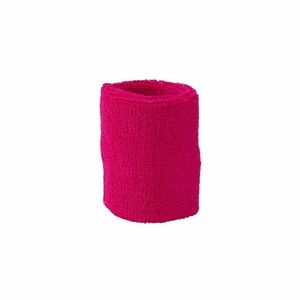 Fuchsia pols zweetbandjes 2 stuks