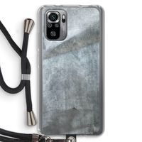 Grey Stone: Xiaomi Redmi Note 10S Transparant Hoesje met koord