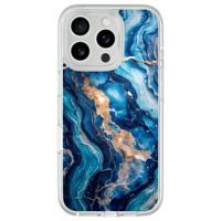 iPhone 16 Pro Max hybride hoesje - Ocean marble