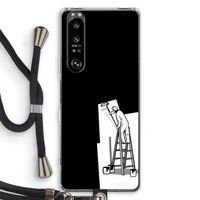 Musketon Painter: Sony Xperia 1 III Transparant Hoesje met koord