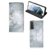 Bookcase Samsung Galaxy S21 FE Painting Grey