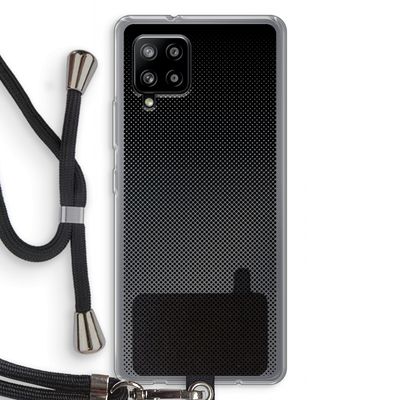 Musketon Halftone: Samsung Galaxy A42 5G Transparant Hoesje met koord