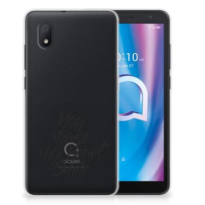 Alcatel 1B (2020) | Siliconen hoesje | met naam Heart Smile Alcatel 1B (2020) | Siliconen hoesje | met naam Heart Smile
