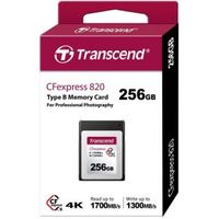 Transcend CFexpress 820 flashgeheugen 256 GB NAND - thumbnail