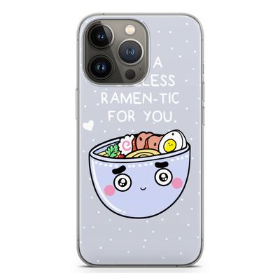 I'm A Hopeless Ramen-Tic For You: iPhone 13 Pro Transparant Hoesje