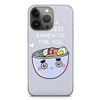 I'm A Hopeless Ramen-Tic For You: iPhone 13 Pro Transparant Hoesje