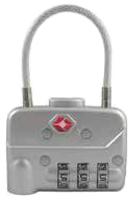 PAVO 8046744 hangslot Cable padlock 1 stuk(s) - thumbnail