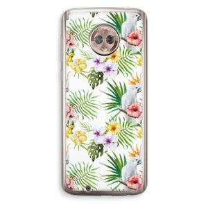 Gele kuif: Motorola Moto G6 Transparant Hoesje