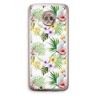 Gele kuif: Motorola Moto G6 Transparant Hoesje