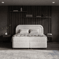Boxspring 180x200 Cm Off White Dreamhouse - Dekbed-Discounter.nl