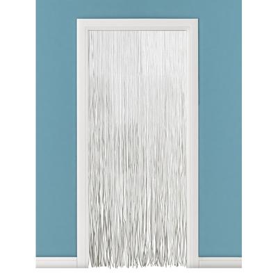 Vliegengordijn/deurgordijn PVC twist - wit - 90 x 220 cm - Insectenwerende vliegengordijnen