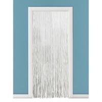 Vliegengordijn/deurgordijn PVC twist - wit - 90 x 220 cm - Insectenwerende vliegengordijnen