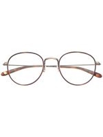Garrett Leight lunettes de vue Paloma à monture ronde - Marron