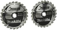 Makita Accessoires twin-pack cirkelzaagblad hout | efficut 165x20x1,4 25t 23g - b-62985-2