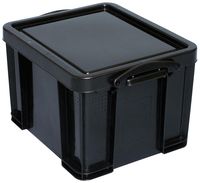 Really Useful Box opbergdoos 35 liter, gerecycleerd, zwart