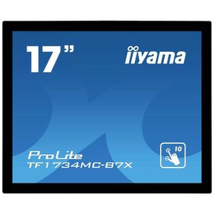 Iiyama ProLite TF1734MC-B7X LED-monitor Energielabel E (A - G) 43.2 cm (17 inch) 1280 x 1024 Pixel 5:4 5 ms VGA, HDMI, DisplayPort TN LED