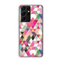 Gekleurde driehoekjes: Samsung Galaxy S21 Ultra Transparant Hoesje