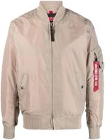 Alpha Industries veste bomber à fermeture zippée - Tons neutres