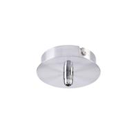 SLV Fitu enkelvoudig rozet chroom - 132605