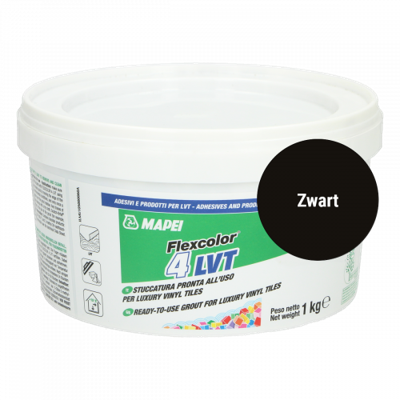 Voegpasta PVC vloeren 1kg zwart