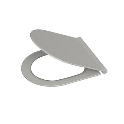 Xenz Gio toiletzitting soft met quick release mat grijs