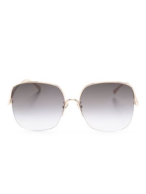 Pomellato Eyewear lunettes de soleil à monture carrée - Or