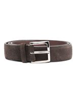 Orciani buckle-fastening suede belt - Marron