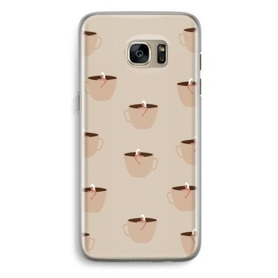 Morning coffee: Samsung Galaxy S7 Edge Transparant Hoesje