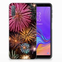 Samsung Galaxy A7 (2018) Silicone Back Cover Vuurwerk