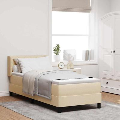 Boxspringbed met matras met matras Crème 80 x 200 cm