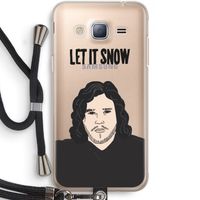 Let It Snow: Samsung Galaxy J3 (2016) Transparant Hoesje met koord